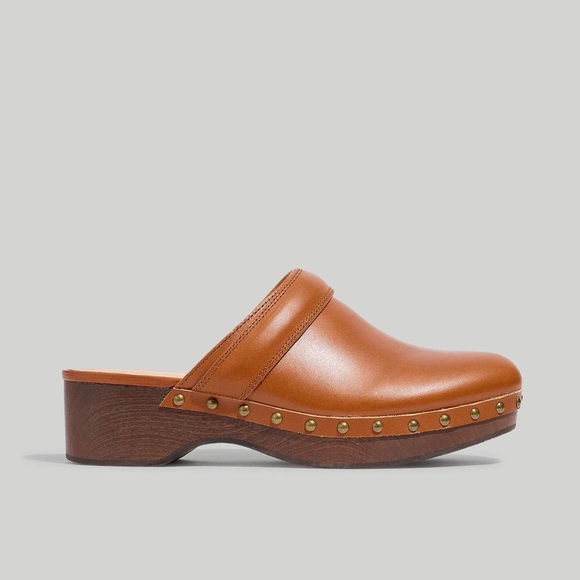 Madewell women’s The Cecily Clog in Oiled Leather. Size 7.5. - Picture 2 of 11